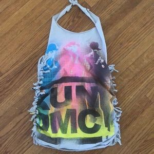 RUN DMC little girls halter top. Size 10